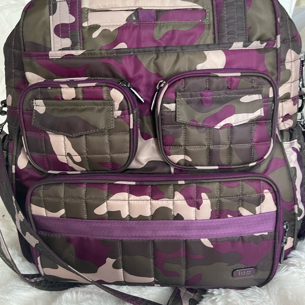 Lug Purple Camouflage Puddle Jumper 2.0 Bag
